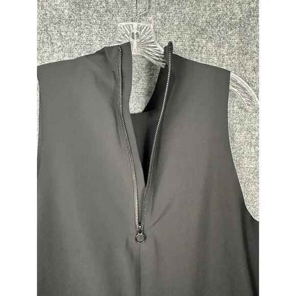 Athleta Sleeveless Stretch Mini Dress Black XL TALL High Neck Active Athleisure - Picture 9 of 11